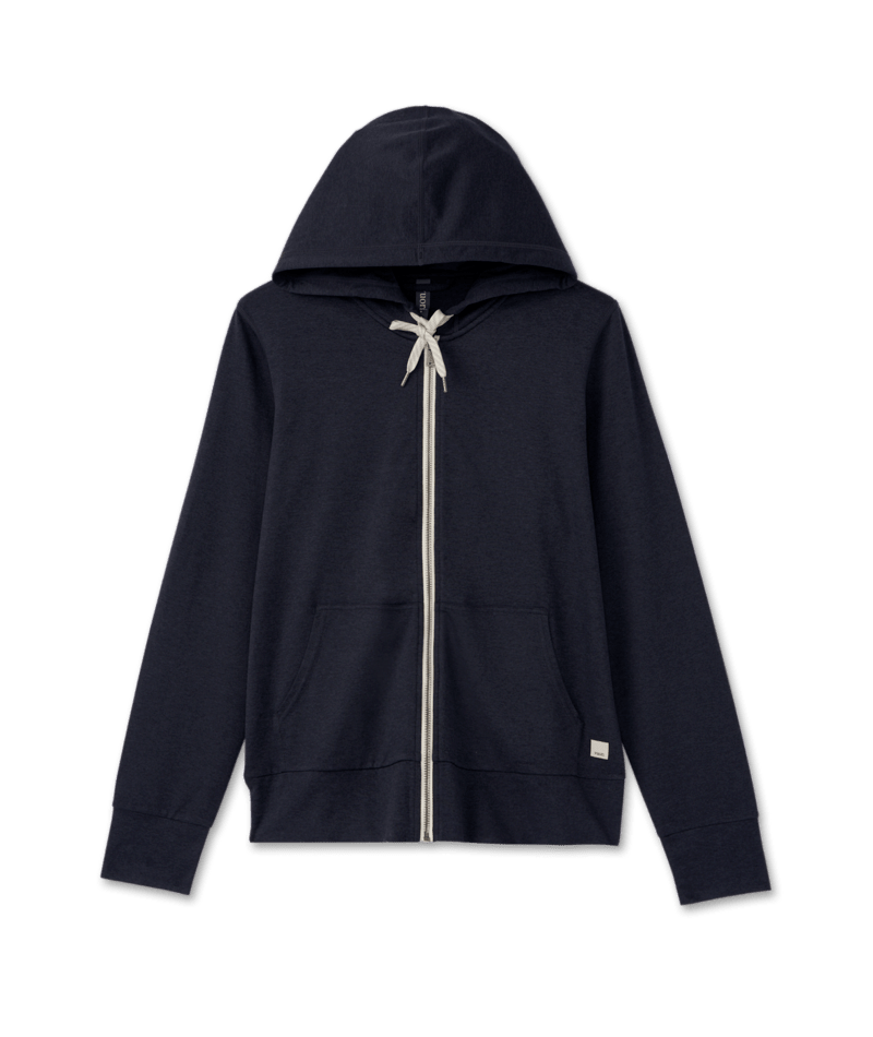 VUORI Womens Halo Performance Hoodie 2.0 Midnight Heather