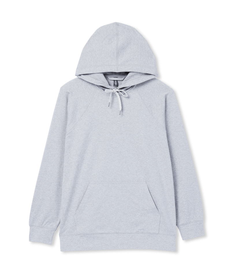 VUORI Womens Halo Oversized Hoodie Pale Grey Heather