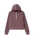 VUORI Womens Restore Half Zip Hoodie Elderberry