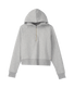 VUORI Womens Restore Half Zip Hoodie ight Heather Grey / L