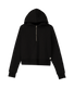 VUORI Womens Restore Half Zip Hoodie Washed Black