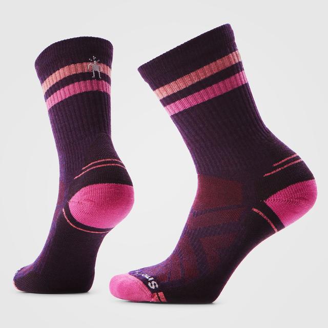 Smartwool Womens Hike Light Cushion Tube Stripe Crew Socks L90