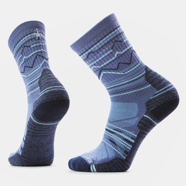 Smartwool Hike Light Cushion Mountain Range Pattern Crew Socks P43