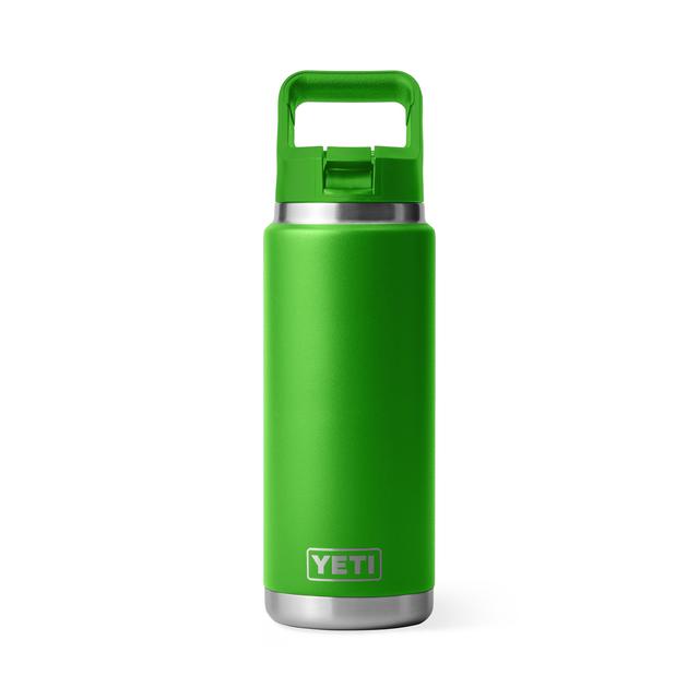 YETI Rambler 26 Oz Water Bottle Straw Cap CANOPY GREEN