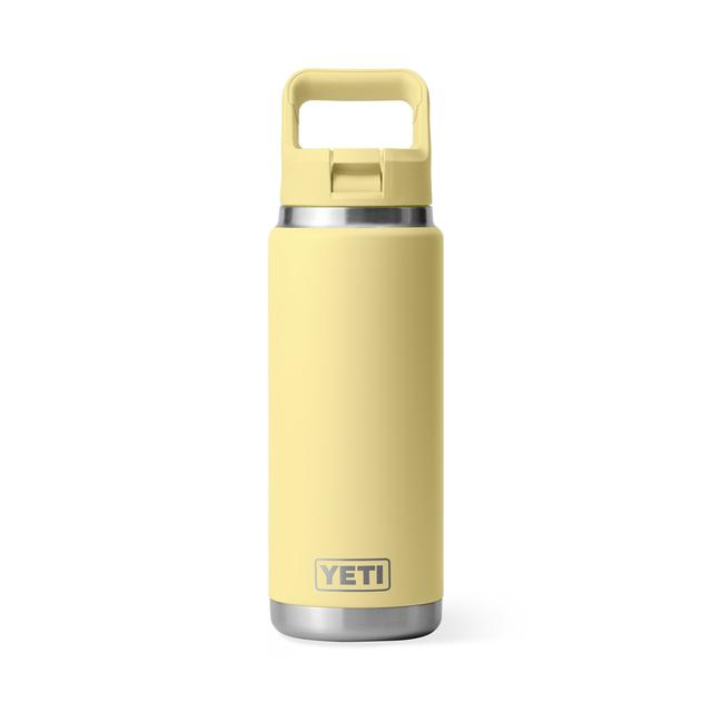 YETI Rambler 26 Oz Water Bottle Straw Cap DAYBREAK YELLOW