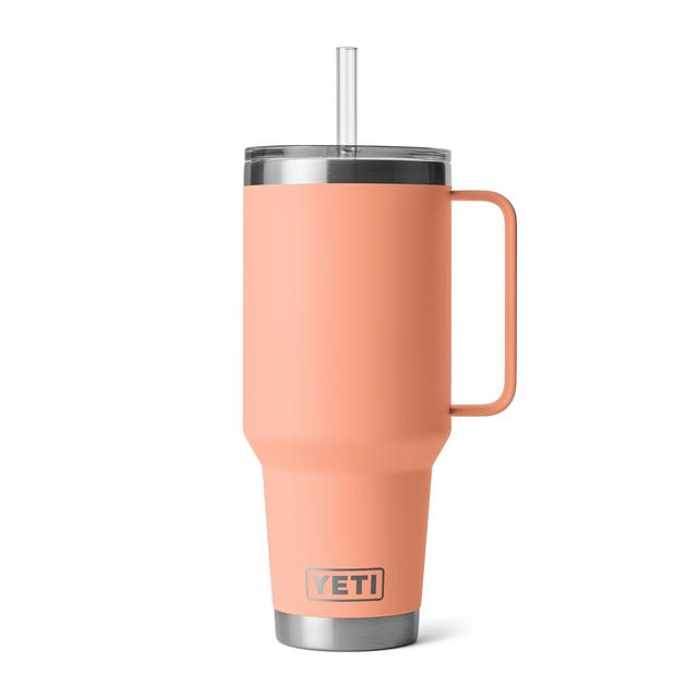 YETI Rambler 42 Oz Straw Mug PEACH