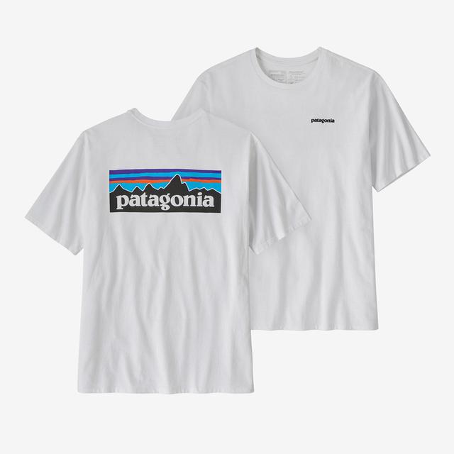 Patagonia Men's P-6 Logo Responsibili-Tee WHI