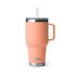 YETI Rambler 35 Oz Straw Mug PEACH