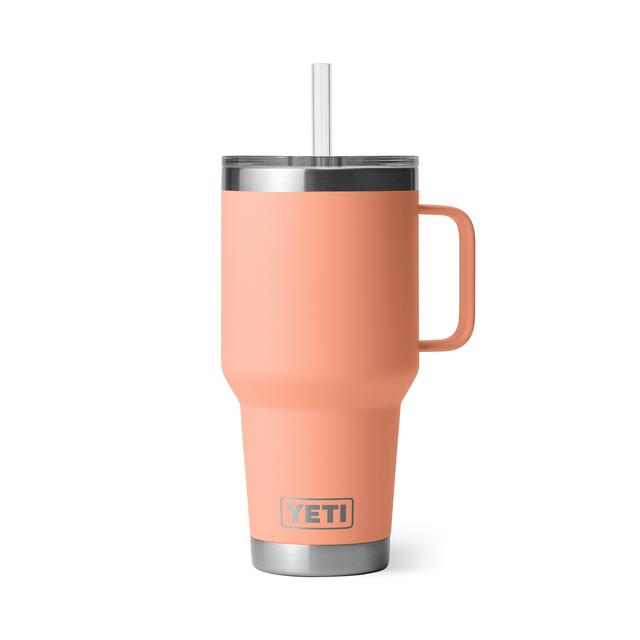 YETI Rambler 35 Oz Straw Mug PEACH