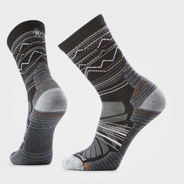 Smartwool Hike Light Cushion Mountain Range Pattern Crew Socks E27