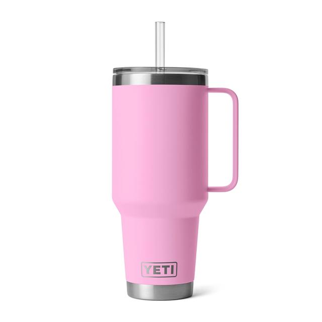 YETI Rambler 42 Oz Straw Mug POWER PINK