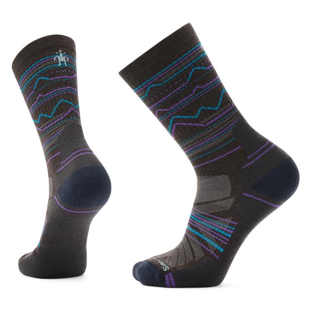 Smartwool Hike Light Cushion Mountain Range Pattern Crew Socks 207