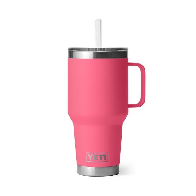 YETI Rambler 35 Oz Straw Mug TROPICAL PINK