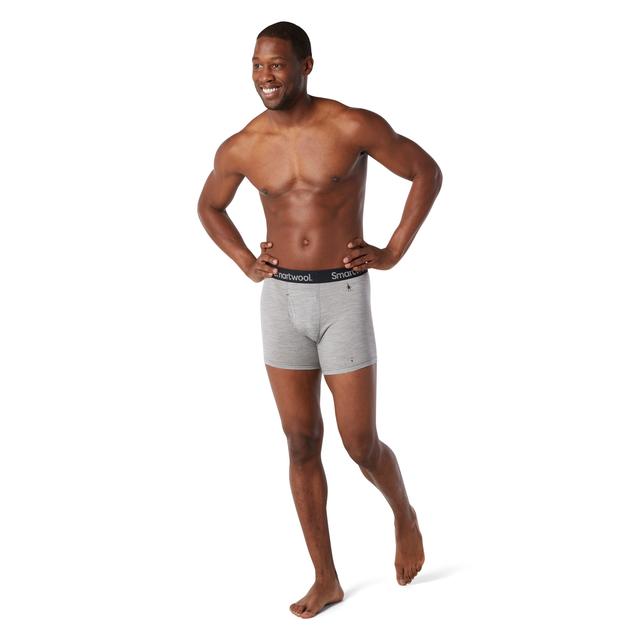 Smartwool Men's Merino Sport 150 Boxer Brief Light Gray Heather