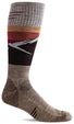 Sockwell Men's Modern Mountain OTC | Moderate Graduated Compression Socks 030 KHAKI