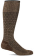 Sockwell Men's Shadow Box | Moderate Graduated Compression Socks BARK