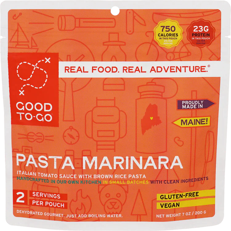 GOOD TO-GO FOODS Pasta Marinara DOUBLE SERVING