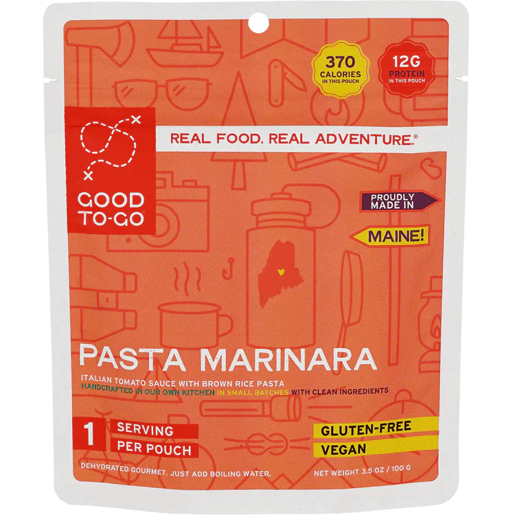 GOOD TO-GO FOODS Pasta Marinara SINGLE SERVING