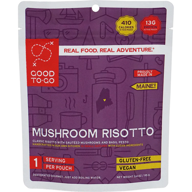 GOOD TO-GO FOODS Herbed Mushroom Risotto SINGLE SERVING