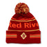 J&H Outdoors J&H Red River Gorge Pom Beanie SCARLET/GOLD