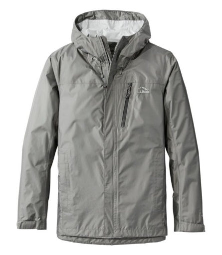 L.L.Bean Men's Trail Model Rain Jacket Graphite