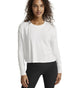 Beyond Yoga Featherweight Daydreamer Pullover WHTT / L
