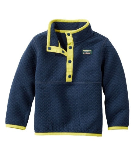 L.L.Bean Quilted Popover Toddler's Nautical Navy