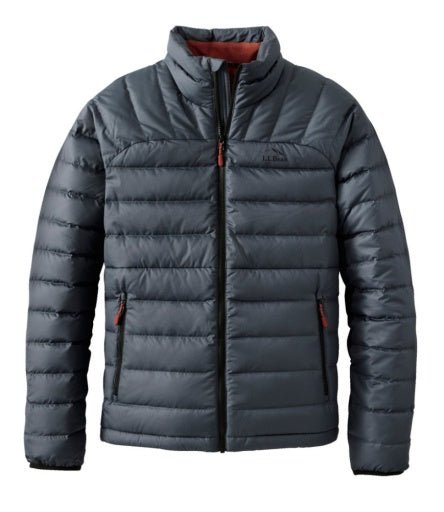 L.L.Bean Bean's Down Jacket Men's Regular Gunmetal Gray