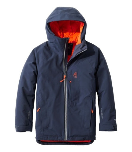 L.L.Bean Waterproof Light Weight Insulated Jacket Kids' Navy Night