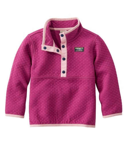 L.L.Bean Quilted Popover Toddler's Sugar Plum