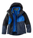 L.L.Bean Fleece Lined Colorblock 3-in-1 Little Kids' Black/Deep Sapphire