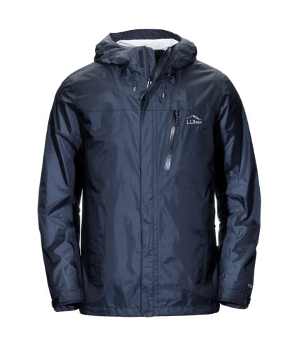 L.L.Bean Men's Trail Model Rain Jacket Nautical Navy