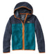 L.L.Bean Airlight Full-Zip Colorblock Kids' Deep Turquoise