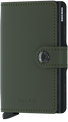 SECRID Matte Miniwallet GREEN/BLACK