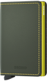 SECRID Matte Slimwallet GREEN & LIME