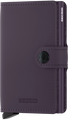 SECRID Matte Miniwallet DARK PURPLE