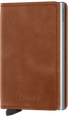 SECRID Vintage Slimwallet COGNAC/SILVER