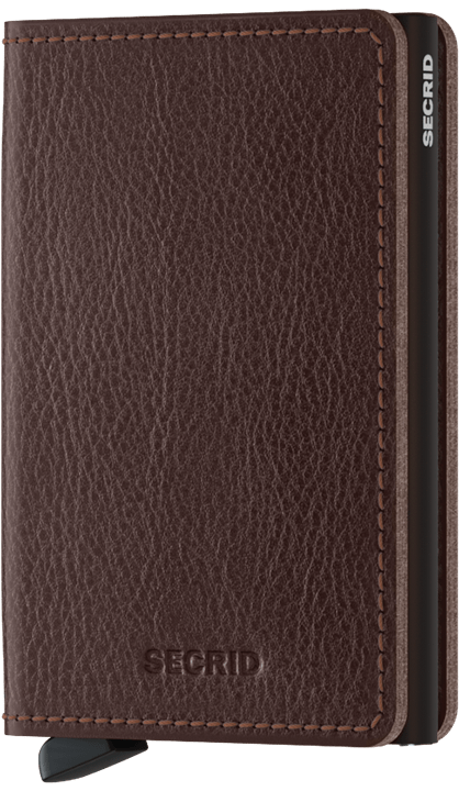 SECRID Vegetable Tanned Slimwallet ESPRESSO/BROWN