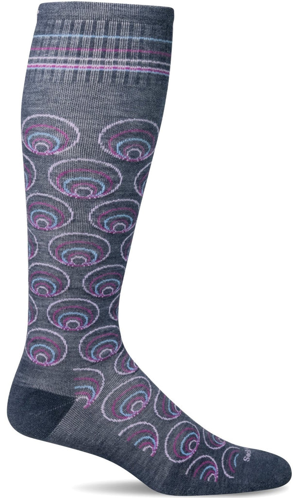 Sockwell Women's Twirl | Moderate Graduated Compression Socks 650 DENIM