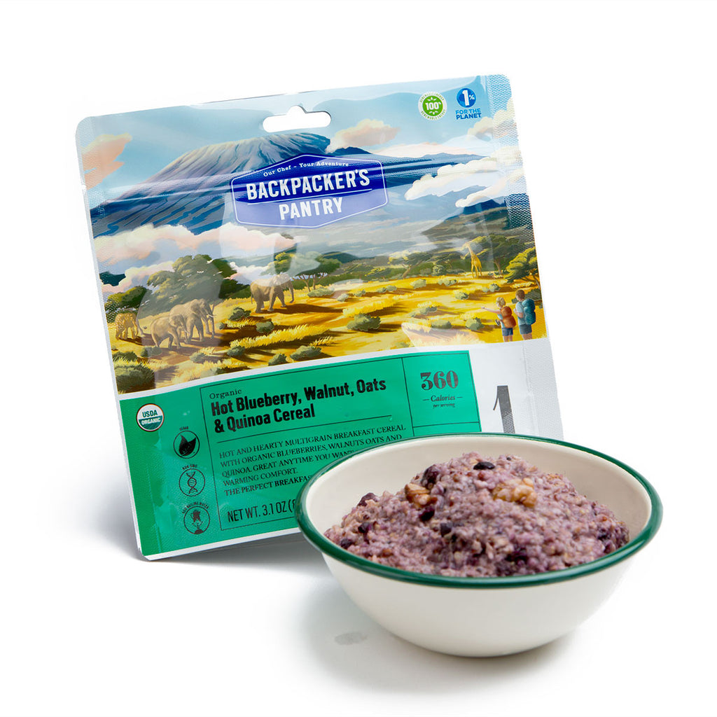 Backpacker's Pantry Organic Blueberry Walnut Oatmeal w/ Hemp and Quinoa | J&H Outdoors