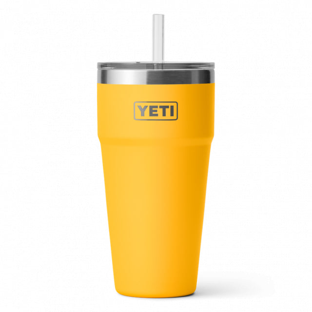 Yeti Rambler 26 oz Stackable Cup with Straw Lid - Black – Pacific