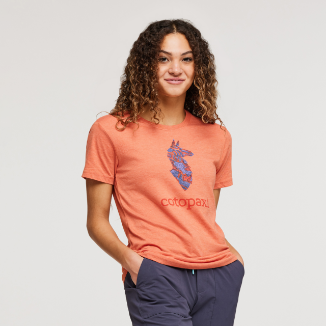 Cotopaxi Women's Altitude Llama Organic T-Shirt Nectar