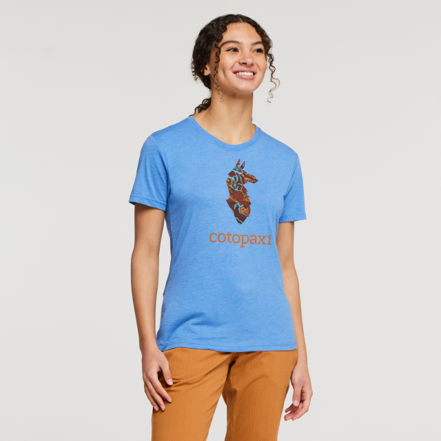 Cotopaxi Women's Altitude Llama Organic T-Shirt upine / L