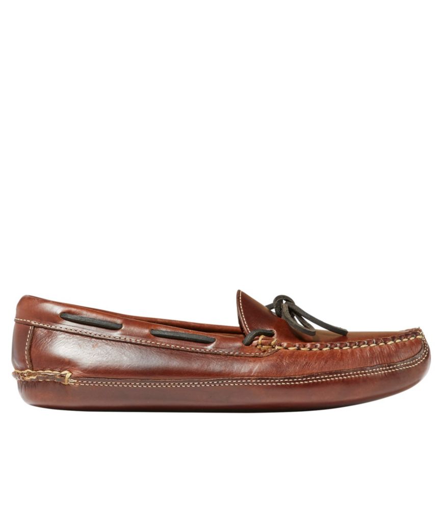 L.L.Bean Men's Leather Double-Sole Slipper Leather Lined | J&H Outdoors