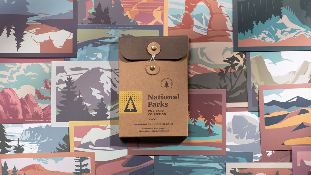 The Landmark Project National Parks Postcard Pack | J&H Outdoors