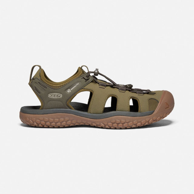 KEEN Footwear Men's Solr Sandal - Dark Olive/Taupe | J&H Outdoors