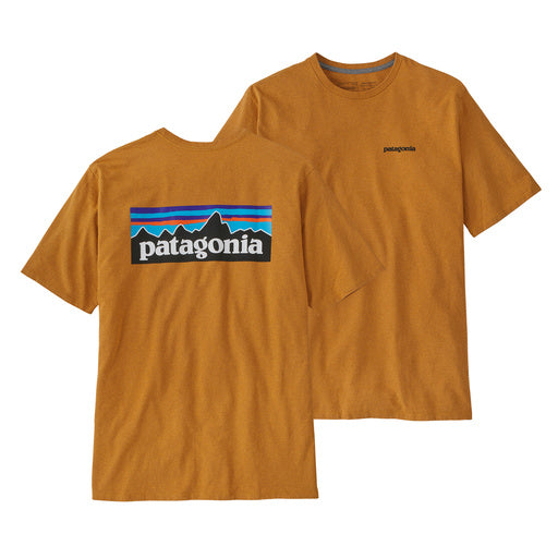 Patagonia Men's P-6 Logo Responsibili-Tee Dried Mango