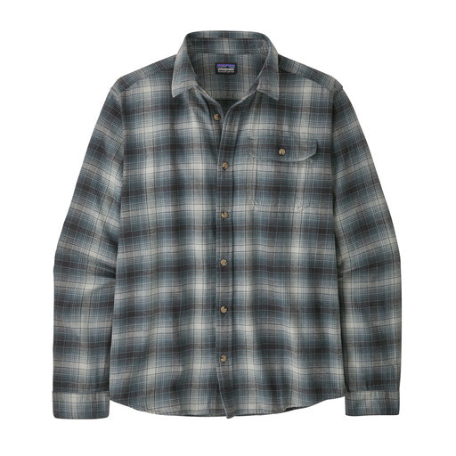 Patagonia Men's Long-Sleeved Cotton in Conversion Lightweight Fjord Flannel Shirt Avant: Nouveau Green