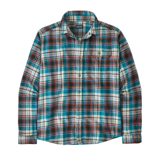 Patagonia Men's Long-Sleeved Cotton in Conversion Lightweight Fjord Flannel Shirt avas: Belay Blue / L