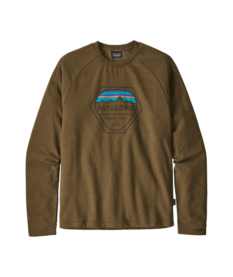 Patagonia Men's Fitz Roy Hex Light Weight Crew Sweatshirt | J&H Outdoors